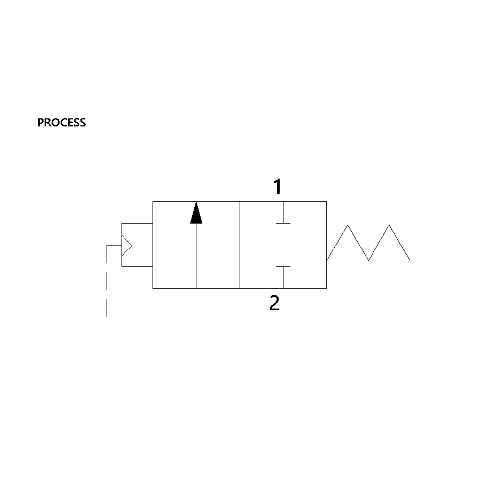 8290A384 ASCO BRONZE AIR PILOT VALVE<BR>8290 SERIES 2/2 NC SPR RTN, 50MM OPER, 5.7CV, 1/2" NPT